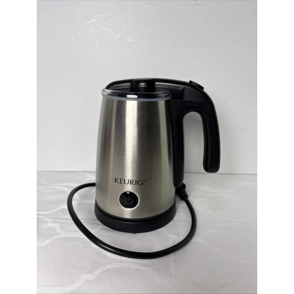 Keurig LM-150P Milk Frother Café One-Touch Electric Hot Froth Stainless Steel